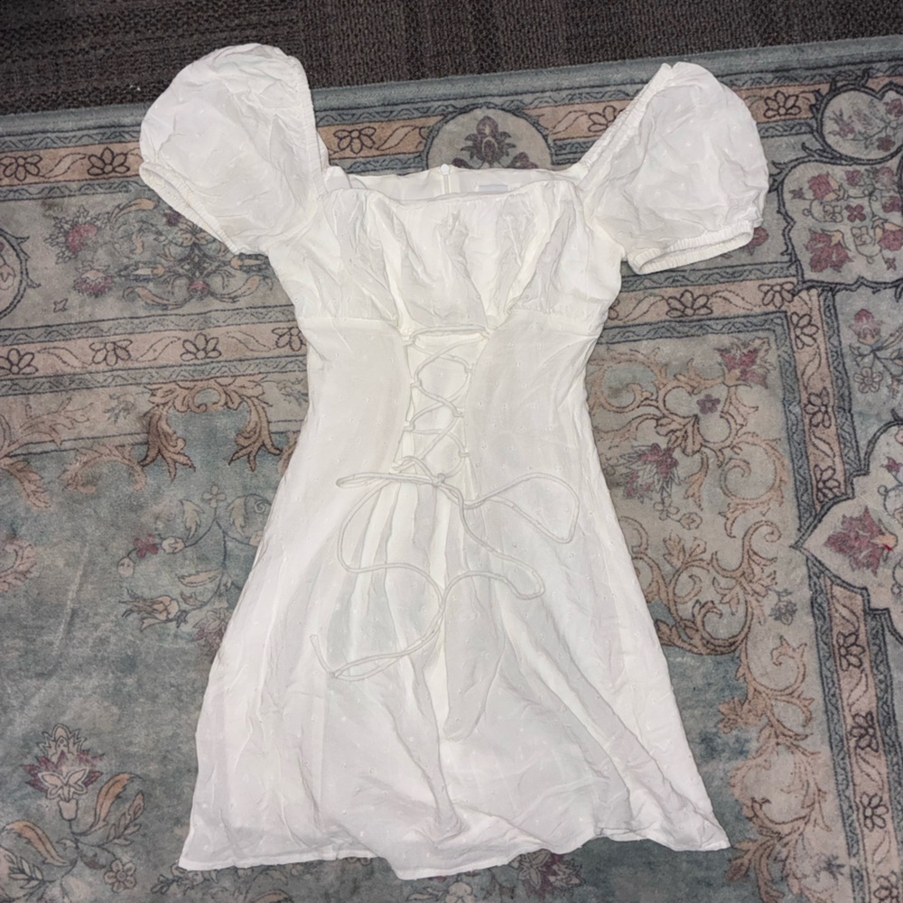 White Corset Dress